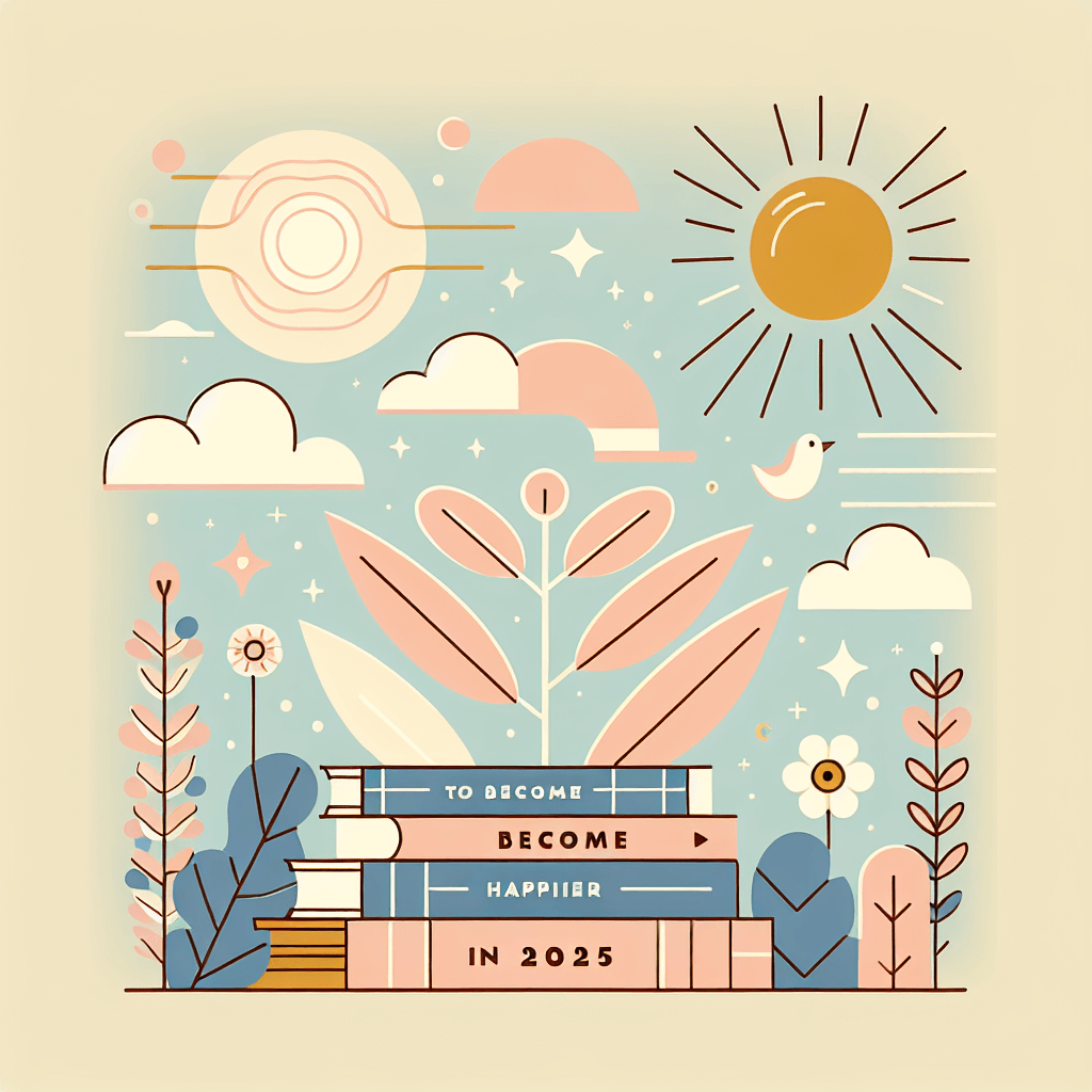 Top 10 des livres pour être plus heureux en 2025